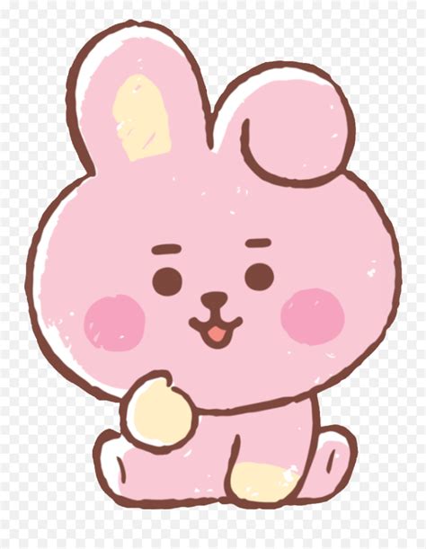 Bt21 Cooky Jungkook Baby Kpop Bts Cute Handpainted Bt21 Cooky Emoji