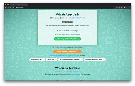 How To Create Whatsapp Link For My Number Whatsapp Link