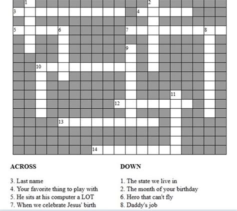 Make Your Own Crossword Kids Pinterest Stockings Crossword