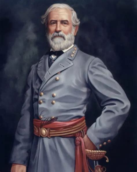 Civil War Confederate General Robert E Lee 8x10 Photo Paint Print