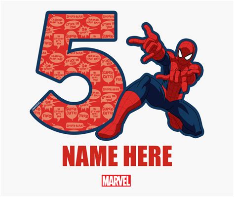 Spider Man Numbers Printable