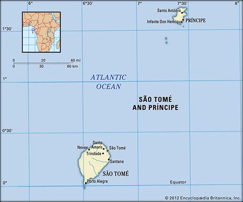 Sao Tome And Principe Map Maps Online For You