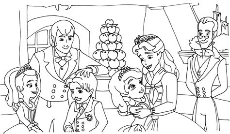 Rapunzel from tangled appeared in sofia the first: Sofia The First Coloring Pages: Free Sofia the First ...