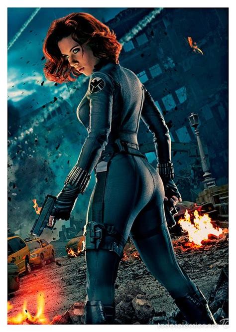 Los Vengadores Black Widow Scarlett Johansson Comprar Carteles Y Posters De Películas De