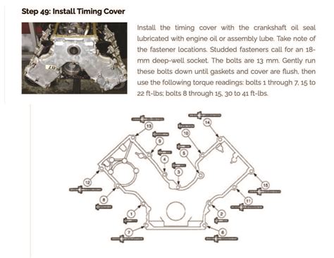 1997 F150 46 Romeo Timing Cover Torque Specs Ford Truck Enthusiasts