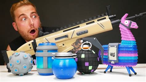 Unboxing 3d Printed Real Life Fortnite Items Youtube