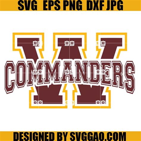 Commanders Svg Washington Commanders Svg Football Commanders Svg