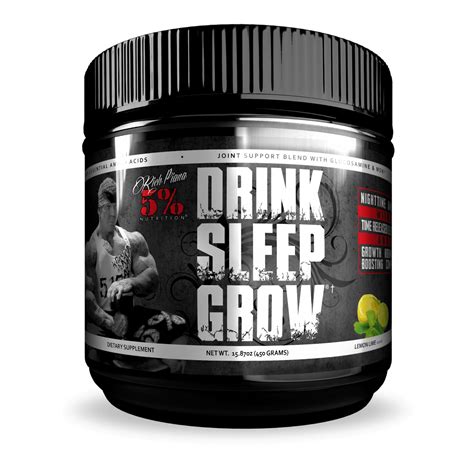 Drink Sleep Grow Nighttime Amino Acids Rich Piana 5 Nutrition