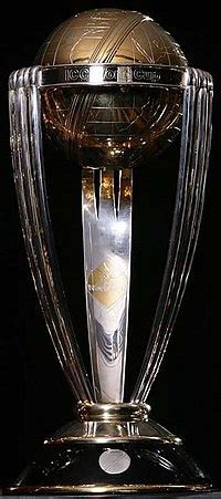 The current icc ranking is a widely followed system of rankings for international cricketers. Cricket World Cup Trophy - Wikipedia