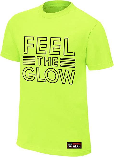 Wwe Naomi Feel The Glow Neon Authentic T Shirt Lime Green Small Amazon