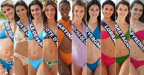 “miss france 2023” official photos of 30 candidates in swimsuits buna time