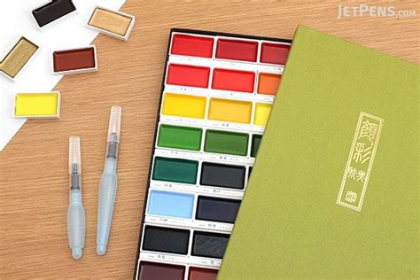 Kuretake Gansai Tambi Watercolor Palette - 12 Color Set ...