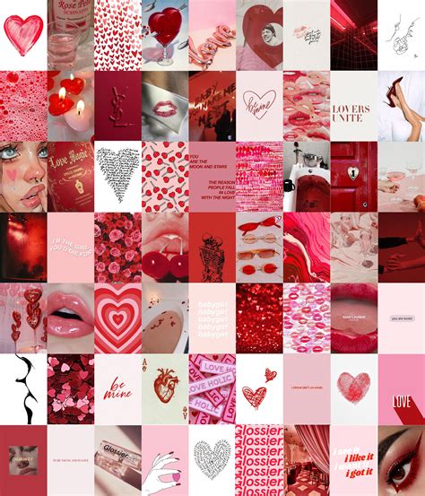 Aesthetic Collage Valentines Day Wallpapers Wallpaper Cave