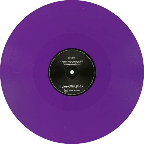 Deep Purple Purpendicular Colored Vinyl