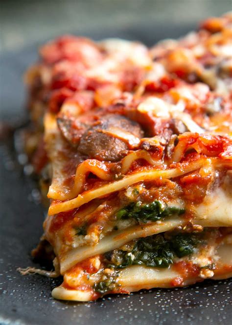 Vegetarian Lasagna To Feed A Crowd This One Is Filled With Meaty