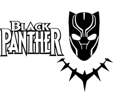 Black Panther Svg Black Panther Movie Cutfiles Svg Dxf Etsy