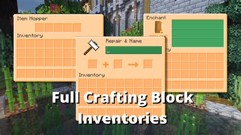 Orange Gui And Hotbar Screenshots Minecraft Resource Packs Curseforge