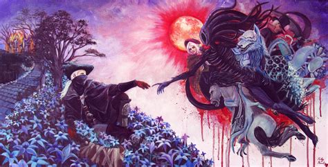Creation Of The Nightmare Art By Op Bloodborne Art Nightmares Art