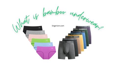 what is bamboo underwear lingerie fashion