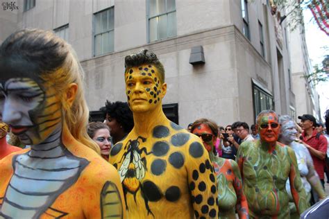 Alternatívne Zodpovedná Osoba Maslo Body Painting Day New York City