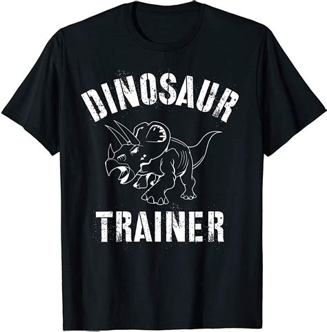Dinosaur Trainer Tshirt Funny Dinosaur T T Shirt In 2020 T Shirt