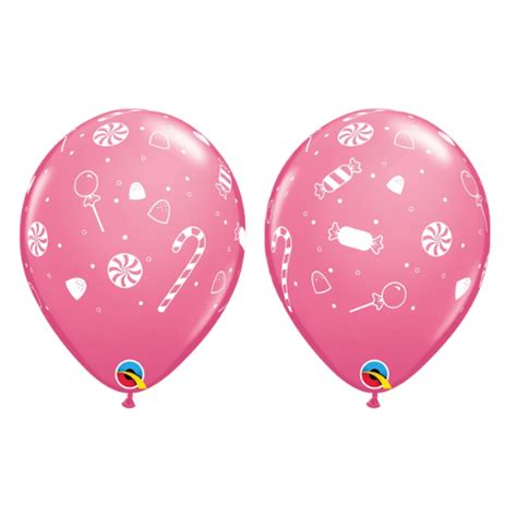 Qualatex 11 Printed Special Asst Candies And Confetti Latex Balloons