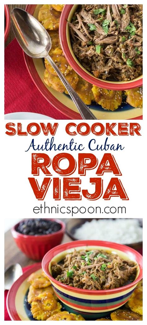 Slow Cooker Ropa Vieja Recipe Recipe Recipes Spicy Recipes Beef