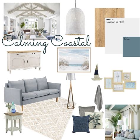 Calming Coastal Interior Design Mood Board By Redkrl Style Sourcebook