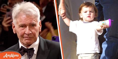 Harrison Ford Seen Fondly Looking At Adopted Son 22 Who Became His