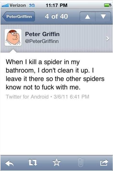 Check spelling or type a new query. Funny Quotes About Killing Spiders. QuotesGram