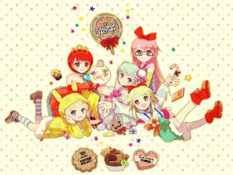 ~lollipop Factory~ Candy Colorful Hatsune Miku Glasses Megurine