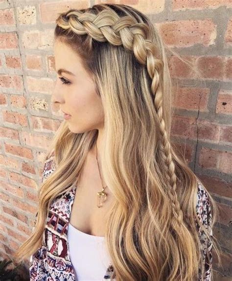 You'll also see plenty of braided hairstyles with every kind of plait imaginable and then some. 15 Inspirations of Cute Braided Hairstyles For Long Hair