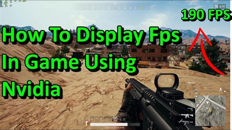 How To Display Fps In Game Using Nvidia Shadowplay Youtube