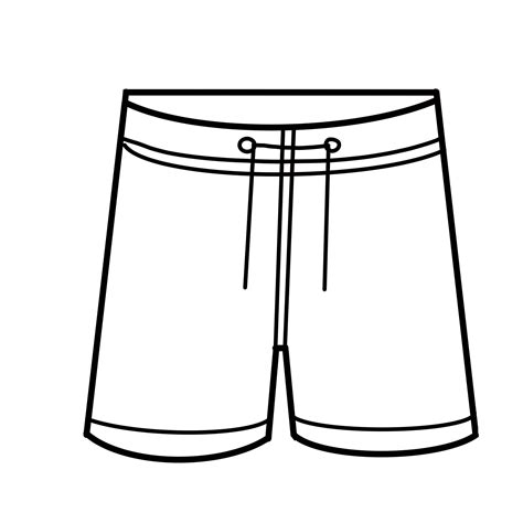 Short Man Male Cloth Costume Accessory Hand Drawn Organic Line Doodle