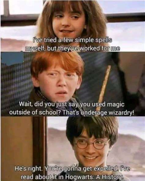You Dare Use My Own Spells Against Me Potter Rharrypottermemes