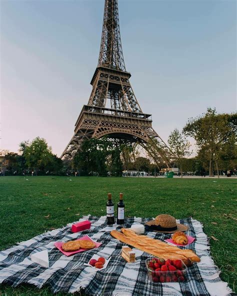 Perfecto Picnic In Paris Paris Travel Photography Eiffel Tower