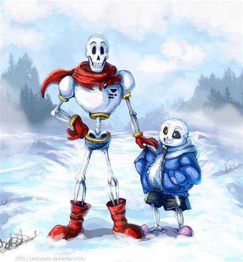 Safe Artist Leokatana Papyrus Undertale Sans Undertale