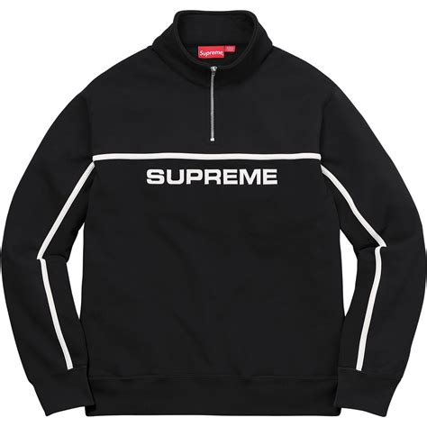 2 Tone Half Zip Sweatshirt Fall Winter 2017 Supreme