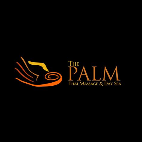 Elegant Playful Massage Therapy Logo Design For The Palms Thai