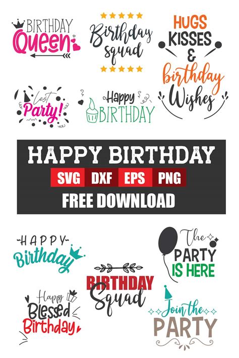 Th Birthday Svg Svg Files For Cricut Birthday Svg Silhouette Files The Best Porn Website