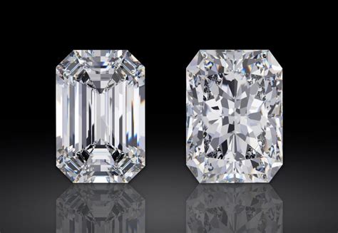 Emerald Cut Vs Radiant Cut Diamonds Diamond Buzz