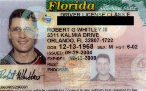 Florida Drivers License Bob Whitley Flickr