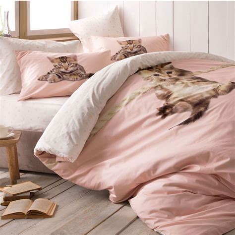 Maybe you would like to learn more about one of these? Cute Kitten Bedding Set Little Cats in Dusty Pink Kitty ...