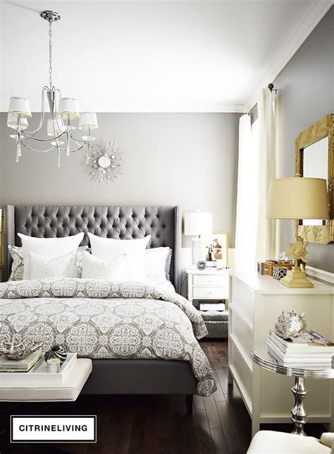 What Color Bedding Goes With Grey Headboard