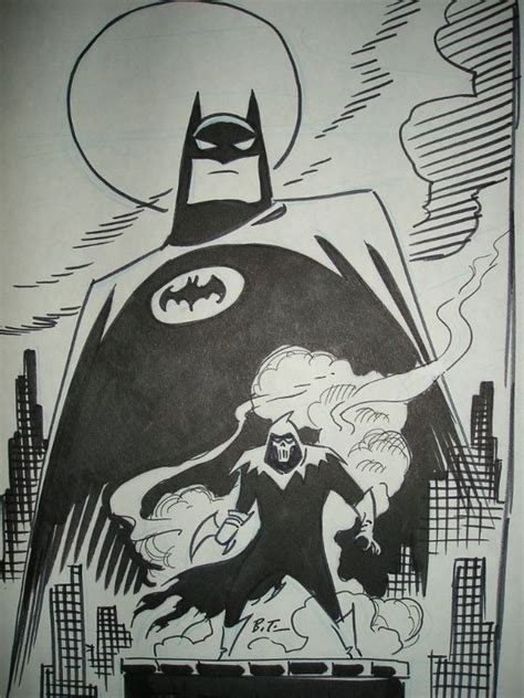 Bruce Timm Batman Mask Of Phantasm Comic Art I Am Batman Batman
