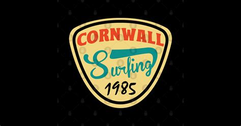 Cornwall Beach Surfing Cornwall Surf Sticker Teepublic