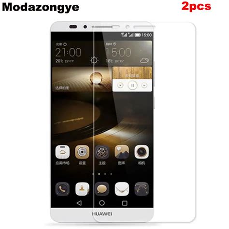 2pcs Tempered Glass For Huawei Mate 7 Screen Protector Huawei Ascend