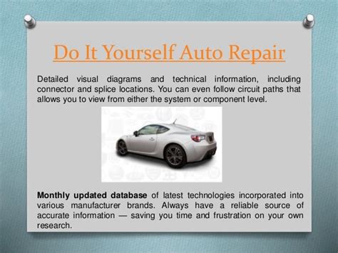 Do It Yourself Car Repair