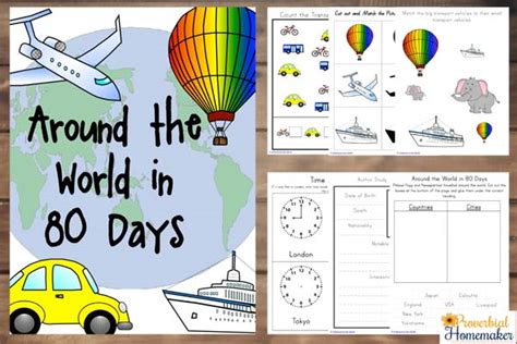 Free Around The World In 80 Days Unit Study Free Homeschool Deals