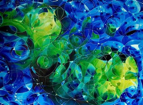 Blue Green Abstract Art Blue Abstract Art Green Paintings Blue